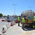 Sul Informação - Obras na rotunda de Lagoa recomeçaram, mas… (com fotos)