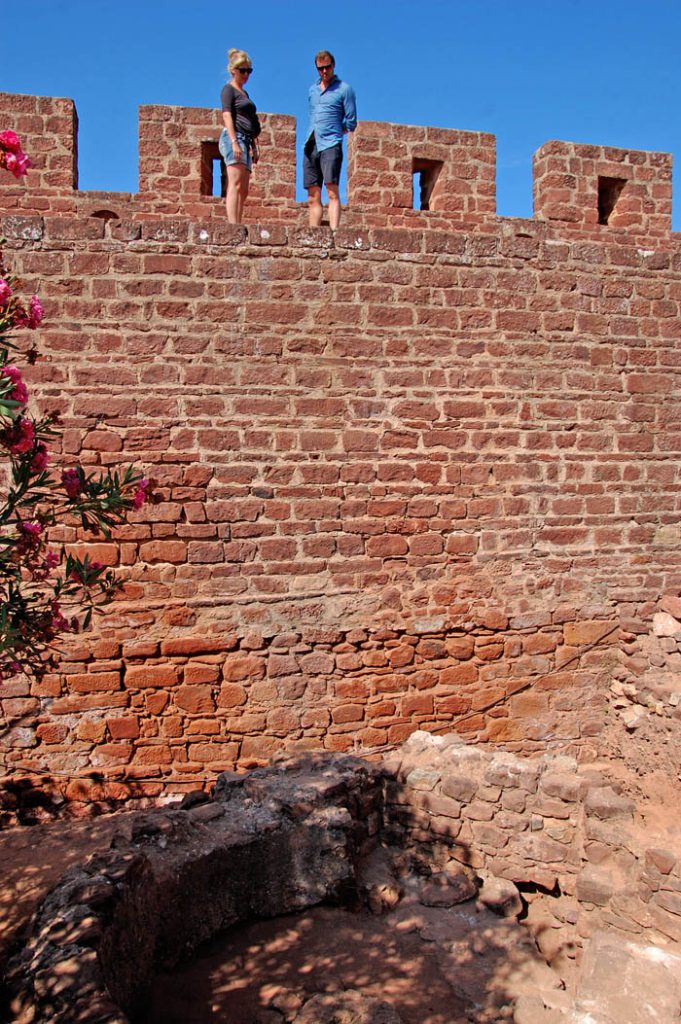 A estrutura circular do engenho de açúcar, que terá pertencido ao Infante D Henrique, no castelo de Silves