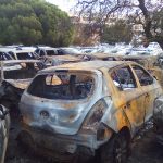 Sul Informação - Incêndio destrói 27 automóveis em rent-a-car na estrada do Aeroporto em Faro