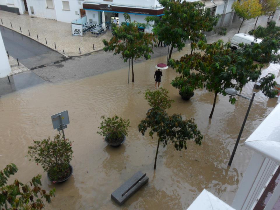 Inundações em Albufeira