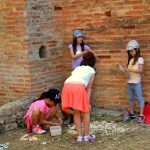 Sul Informação - Fotogaleria: Famílias inspiraram-se em Milreu para criar Land Art