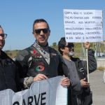 Sul Informação - FOTOGALERIA: CUVI acusa GNR de «excesso de zelo» durante protesto na Ponte do Guadiana