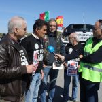 Sul Informação - FOTOGALERIA: CUVI acusa GNR de «excesso de zelo» durante protesto na Ponte do Guadiana