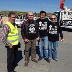 Sul Informação - FOTOGALERIA: CUVI acusa GNR de «excesso de zelo» durante protesto na Ponte do Guadiana