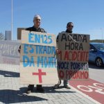 Sul Informação - FOTOGALERIA: CUVI acusa GNR de «excesso de zelo» durante protesto na Ponte do Guadiana