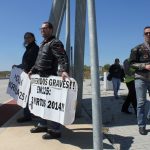 Sul Informação - FOTOGALERIA: CUVI acusa GNR de «excesso de zelo» durante protesto na Ponte do Guadiana