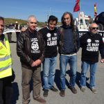 Sul Informação - FOTOGALERIA: CUVI acusa GNR de «excesso de zelo» durante protesto na Ponte do Guadiana