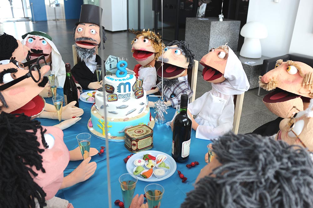 Mesa de aniversário no Museu de Portimão