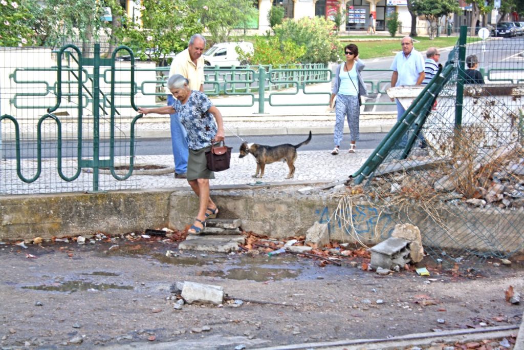 Passagem de Nível Olhão antes das obras_2