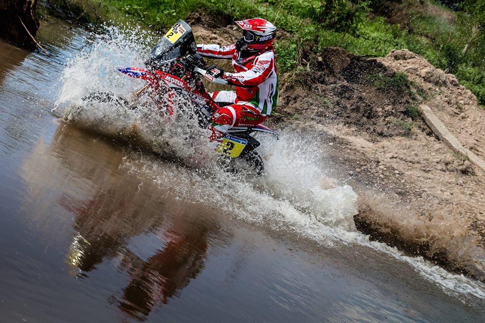 Paulo Gonçalves (Honda) na 2ª etapa