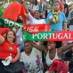 Sul Informação - Fotogaleria: Algarvios vibraram com passagem à final do Euro (e também houve festa no País de Gales)