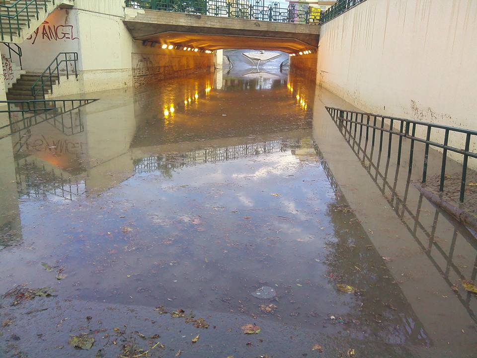 Túnel de Olhão Inundado