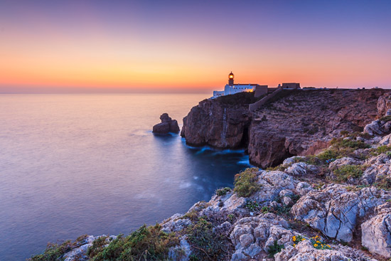 V-Pôr-do-Sol no Cabo de São Vicente