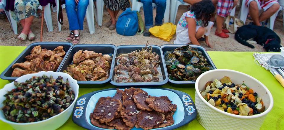 cozinhando na pisagem