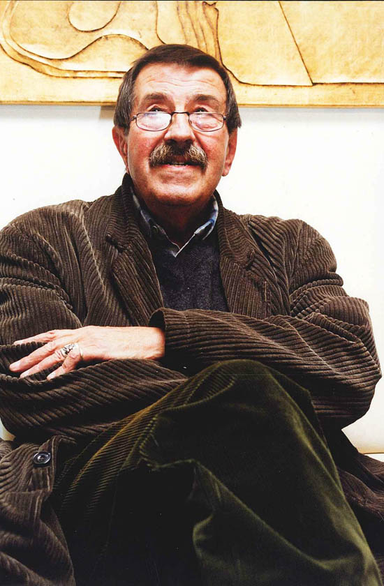 Günter Grass fotografado no Algarve em 1999 - foto de Telma Veríssimo/Região de Turismo do Algarve