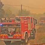 Sul Informação - Bombeiro ferido e viatura destruída, mas fogo começa a dar tréguas em Monchique