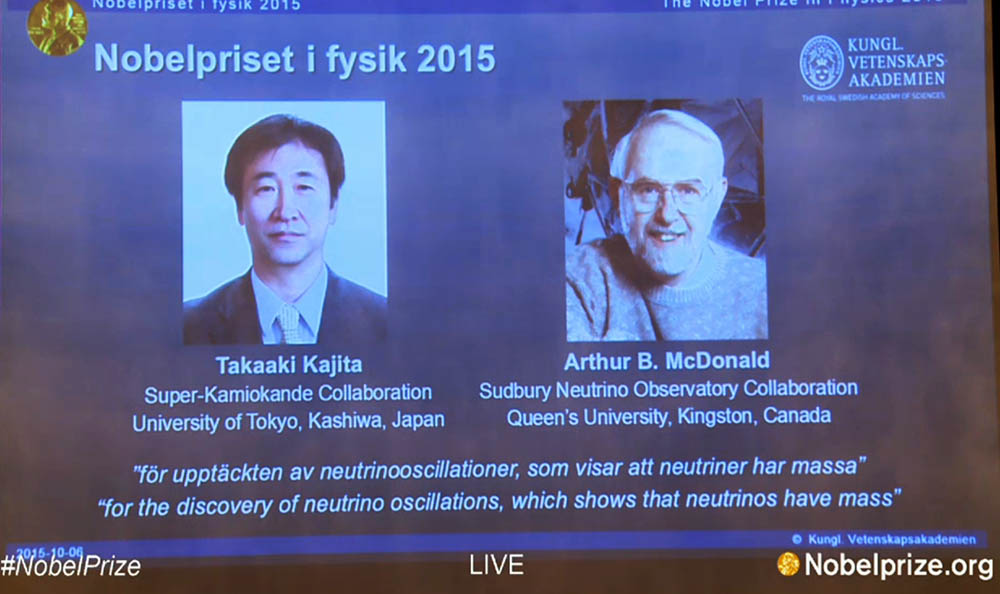 nobel fisica 2015