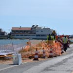 Sul Informação - Fotogaleria: Obra no acesso à Praia de Faro já tem trabalhadores