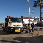 Sul Informação - Ponte militar já está a ser montada na baixa de Ferragudo (com fotos)