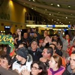 Sul Informação - Ruben Faria recebido com banho de multidão no Aeroporto de Faro (com fotos)