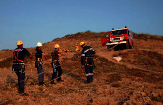 Salvamento de grande ângulo - foto de arquivo