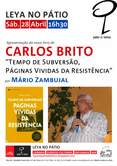 Sul Informação - Novo livro de Carlos Brito apresentado por Mário Zambujal na Leya no Pátio