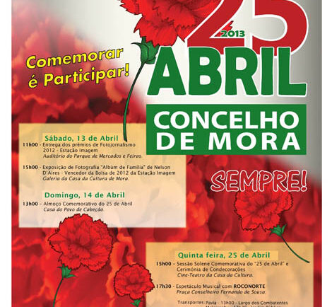 Sul Informação - Mora assinala 25 de Abril com condecorações e música