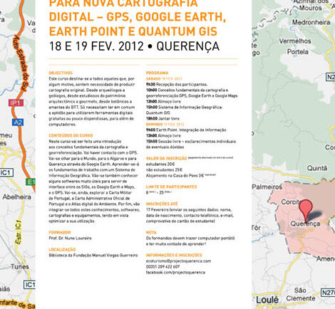 Sul Informação - Querença recebe curso sobre ferramentas livres de cartografia digital