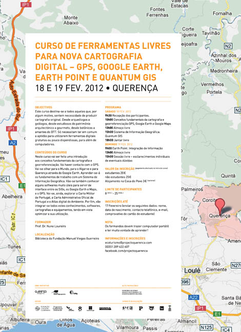 Sul Informação - Querença recebe curso sobre ferramentas livres de cartografia digital