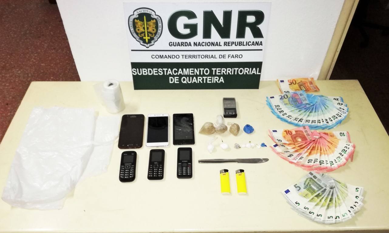 Sul Informação - Quarteira: GNR detém traficante de droga que estava ilegalmente em território nacional