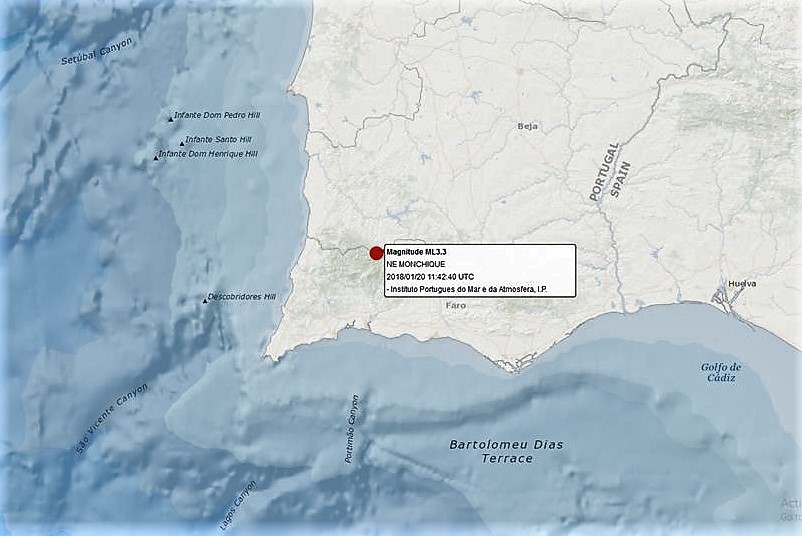 Sul Informação - Sismo com epicentro em Monchique foi sentido