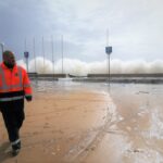 Sul Informação - Praia de Faro teve mais uma tarde de sobressalto depois de noite com estragos [com fotos]