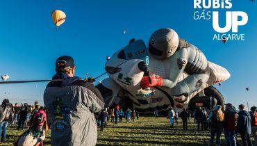 Balão ar quente mota Festival balonismo