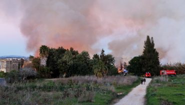 Incêndio Junto Senhora menina Faro (2)