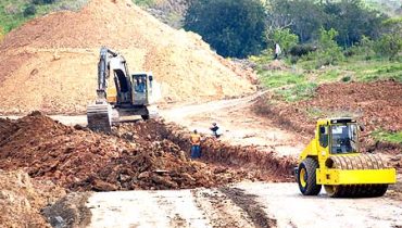 Obras na EN 125