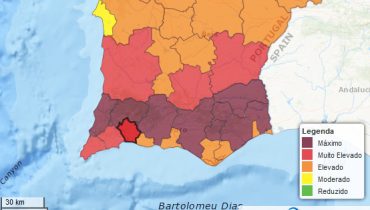 Risco de Incêndio dia 18 de Agosto de 2017