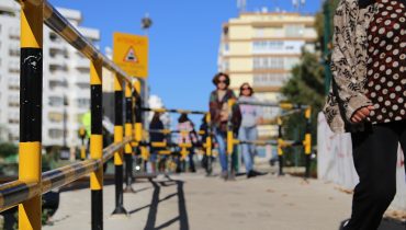 passagem de nível pedonal em olhão|Tunel olhão anamadeira