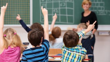 Intelligent group of young school children